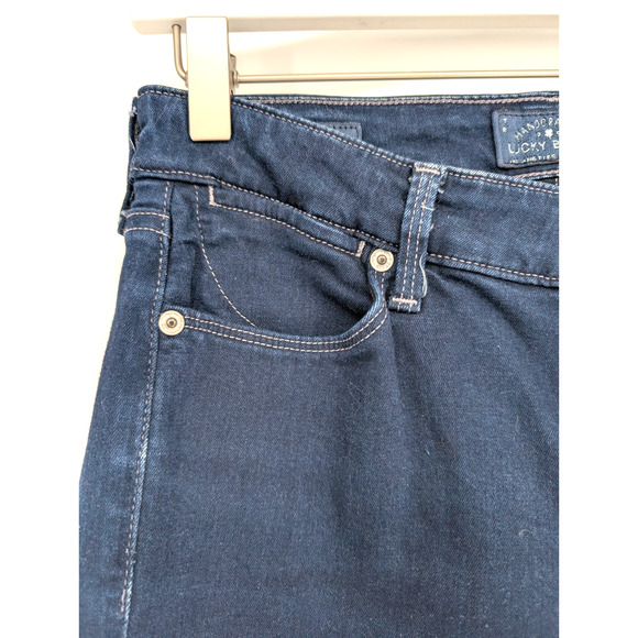 Lucky Brand Womens Hayden Skinny Ankle Montana Dark‎ Wash High Rise Jeans 4/27 - Picture 4 of 12